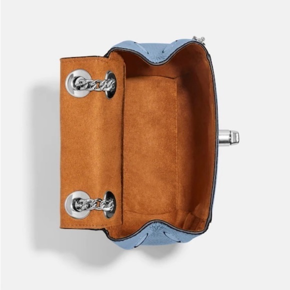 NWT Coach Convertible Mini Backpack, pebble leather, shoulder back or backpack - Picture 3 of 5